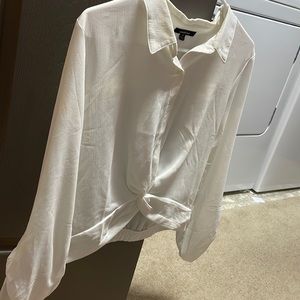 Long Sleeve Button Up with knot